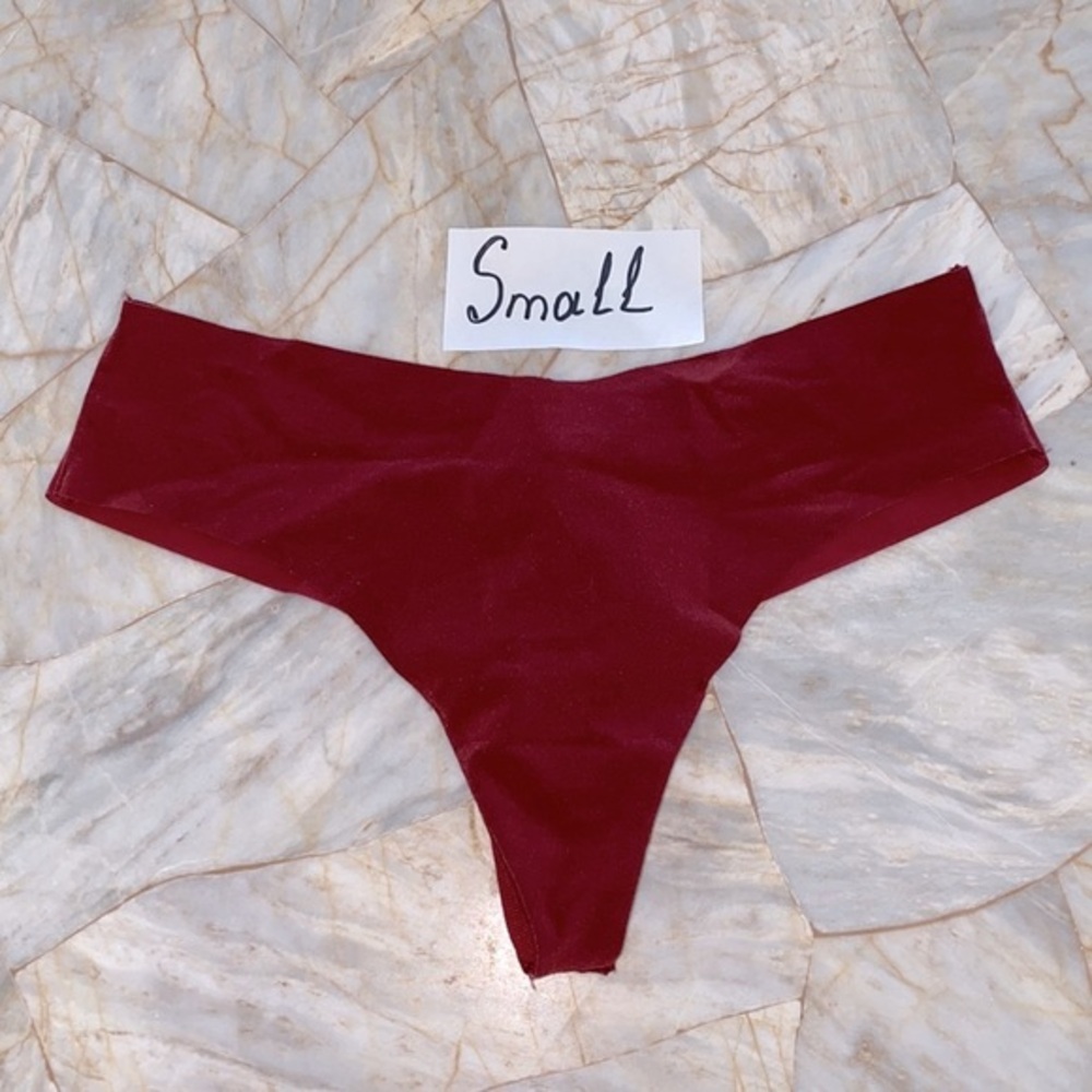 Victoria's Secret V-String Very Sexy Thong Panty Lace Mesh Underwear Small - Picture 2 of 6